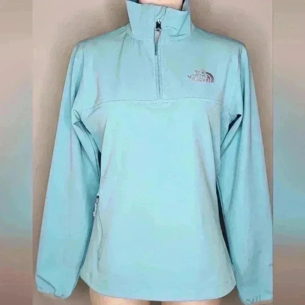 The North Face Women's Canyonlands ¼ Zip Womens Size Small Eggshell Blue - Picture 3 of 15